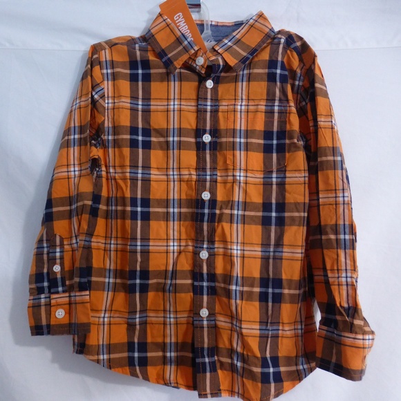 Gymboree Other - Gymboree size 5-6 years plaid button front shirt